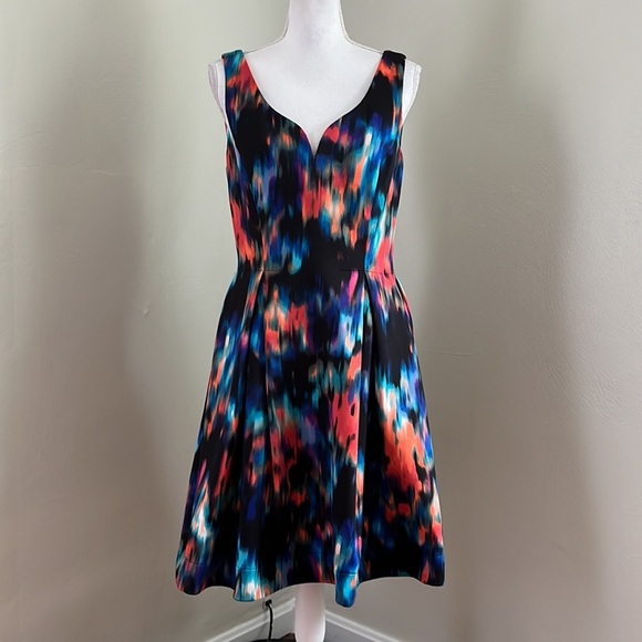 CALVIN KLEIN  Fit & Flare Scuba Dress - Picture 5 of 13